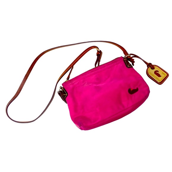 Dooney & Bourke Bags Dooney Bourke Pink Nylon Crossbody Bag Poshmark